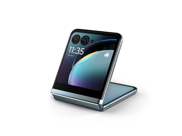Motorola RAZR 40 Ultra - 5G pekskärmsmobil - dual-SIM - RAM 8 GB / Internminne 256 GB - pOLED-skärm - 6.9" - 2640 x 1080 pixlar (165 Hz) - 2 bakre ka Blå