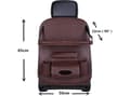 Miniatyrbilde 2 av 5: Hurtel Car organizer for setet, setebeskytter, setetrekk, hylle, mini bilsalongbord