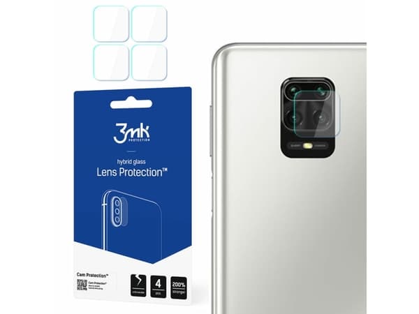 3MK Hybrid Glass for XIAOMI REDMI NOTE 9 PRO kamera 3MK fleksibelt glassobjektiv