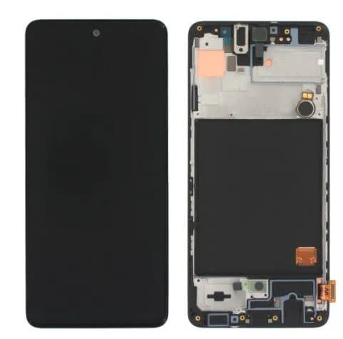 LCD Display Module for Samsung Galaxy A51 A515, Black