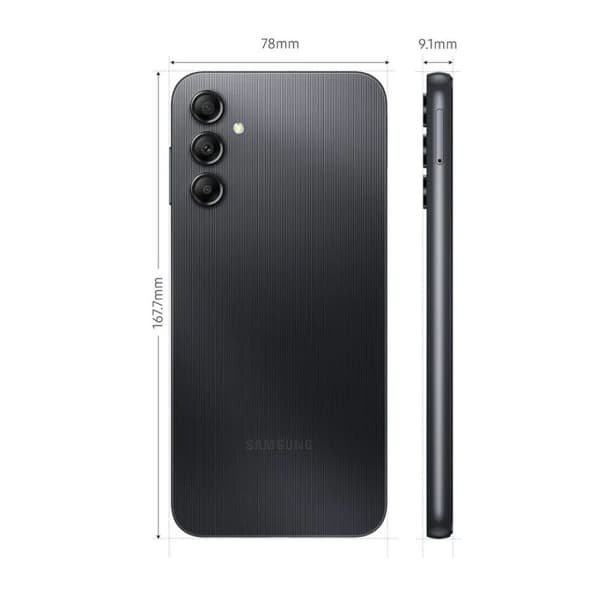 Smarttelefoner Samsung Galaxy A14 Svart 64 GB 1 TB Octa Core 4 GB RAM 6,6"