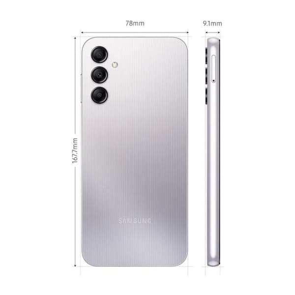 Smarttelefoner Samsung Galaxy A14 Sølv 1 TB 128 GB Octa Core 4 GB RAM 6,6"