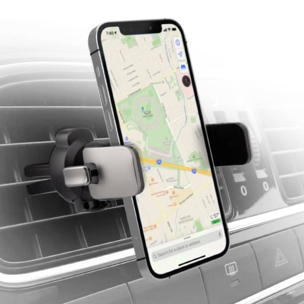 sbs mobile TESUPCLIPPRO Ventilationsgaller Mobilhållare för bil 360° vridbar 80 mm (max)