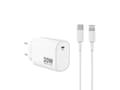 Miniatyrbild 4 av 5: Sinox PRO 230V USB-C PD oplader 20W m/Lightning kabel. Hvid, Indendørs, Vekselstrøm, 2 m, Hvid