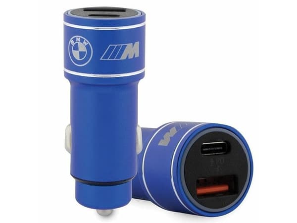 BMW lader BMCCMUSBCB PD-QC 3.0 20W Fast Charge blå/blå M Edition