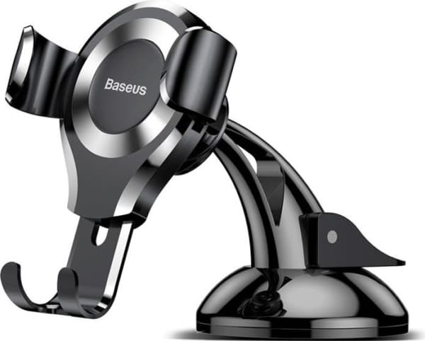 Baseus Osculum, Mobiltelefon/smarttelefon, Passiv holder, Bil, Svart, Sølv Sort, Sølv