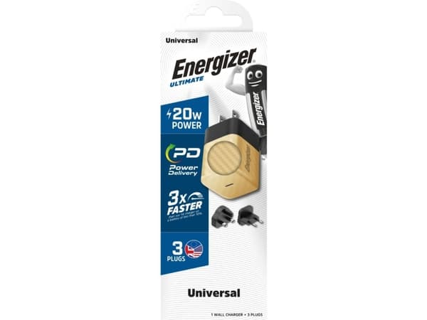 Energizer A20MUGD, Innendørs, AC, Sort, Gull