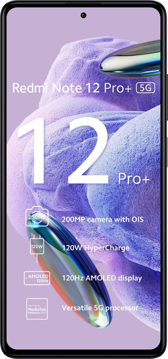 Redmi Note 12 Pro+ 5G 8GB RAM 256GB ROM - Midnight Black