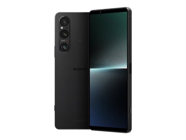 Sony XPERIA 1 V - 5G pekskärmsmobil - dual-SIM - RAM 12 GB / Internminne 256 GB - microSD slot - OLED-skärm - 6.5" - 3840 x 1644 pixlar (120 Hz) - 3 Svart