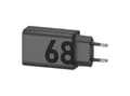 Pikkukuva 5 / 5: Motorola latauslaite TurboPower 68 GaN w/ 6.5A USB-C-kaapeli, musta