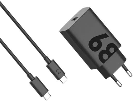 Motorola latauslaite TurboPower 68 GaN w/ 6.5A USB-C-kaapeli, musta musta