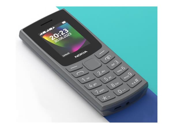 Nokia 105 (2023) - Funksjonstelefon - dobbelt-SIM - koksgrå