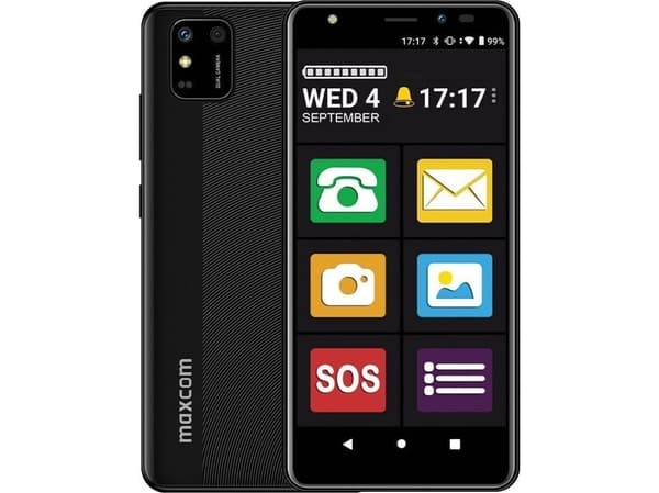MS 554 4G smarttelefon med en vennlig skjermapplikasjon