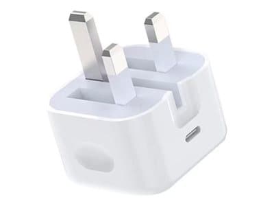 CoreParts - Strømadapter - 5V-12V, 110-230V - 20 watt - 3 A - PD 3.0 (24 pin USB-C) - hvit - Storbritannia Hvit