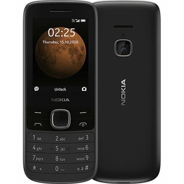 Mobiltelefon Nokia 225 2.4" 32 GB Svart Rød