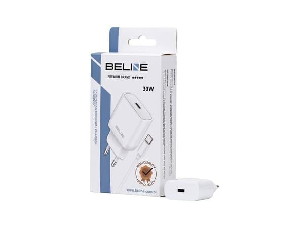 30W GaN USB-C vegglader + USB-C kabel, hvit