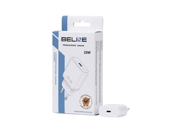 Vegglader 25W GaN USB-C PD 3.0 uten kabel, hvit