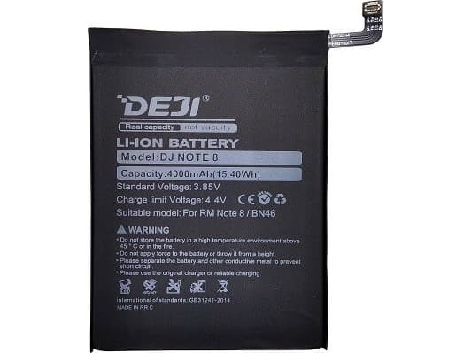 Ekstra digitalt batteri batteri XIAOMI Redmi Note 8