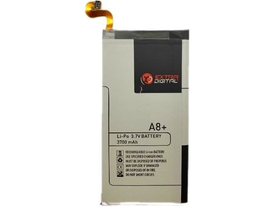 Ekstra digital batteri til Samsung Galaxy A8+ (2018)