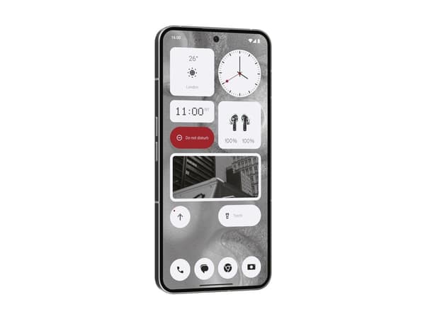 Nothing Phone (2) - 5G pekskärmsmobil - dual-SIM - RAM 12 GB / Internminne 256 GB - OLED-skärm - 6.7" - 2412 x 1080 pixlar (120 Hz) - 2 bakre kameror