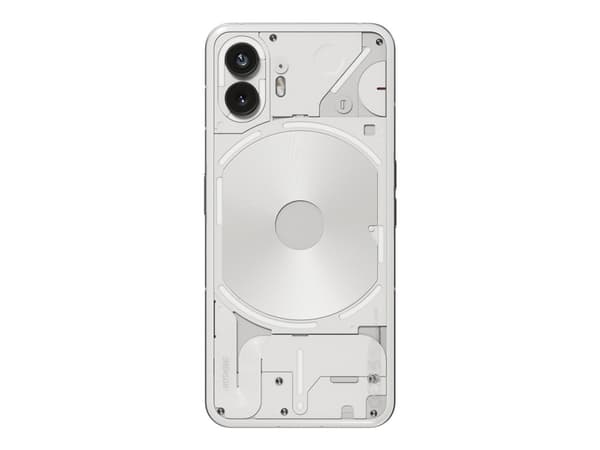 Nothing Phone (2) - 5G pekskärmsmobil - dual-SIM - RAM 12 GB / Internminne 256 GB - OLED-skärm - 6.7" - 2412 x 1080 pixlar (120 Hz) - 2 bakre kameror Vit