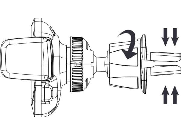 WEKOME WP-U82 King Kong Series - Mekanisk biltelefonholder 4,7"- 6,5" (svart)