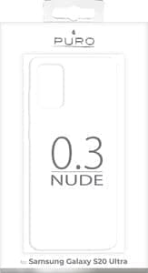 Puro 0.3 Nøgen Samsung Galaxy S20 Ultra taske (gennemsigtig)