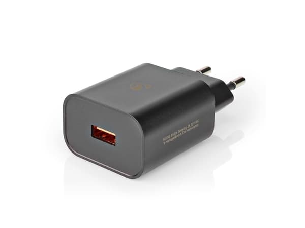 Nedis WCQC302ABK, Innendørs, AC, 3,6 V, Sort