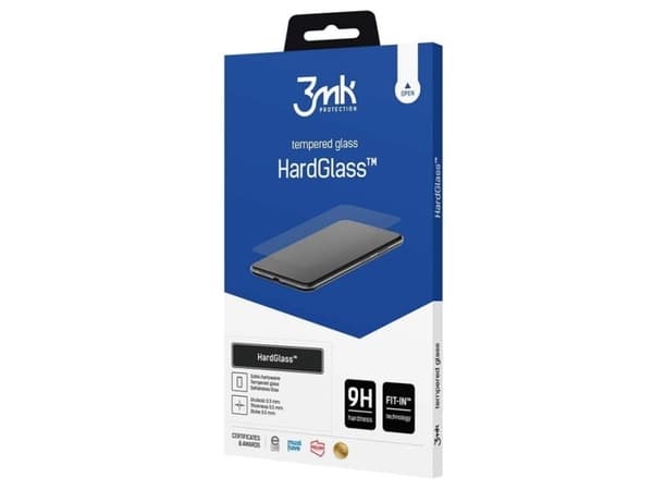 3MK HardGlass, realme, 8 4G, Slagbestandig, Ripebestandig, Gjennomsiktig, 1 stykker