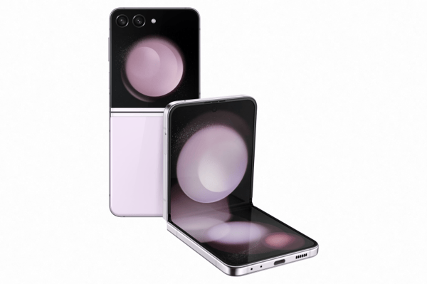 Samsung® | Galaxy Z Flip5 - 5G-älypuhelin - 256 Gt - Lavendel Laventeli