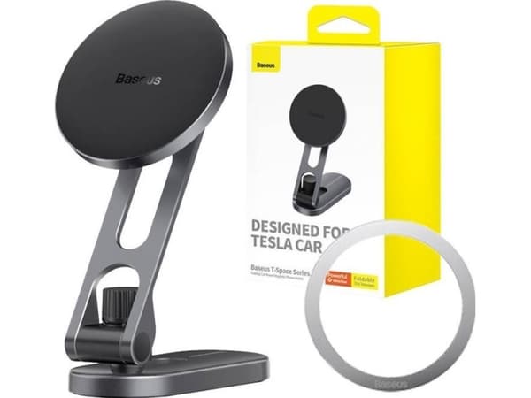 Baseus T-Space, Mobiltelefon / smartphone, Passiv hållare, Bil, Svart