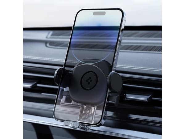 Spigen UTS12 OneTap, Mobiltelefon / smartphone, Active-hållare, Bil, Svart