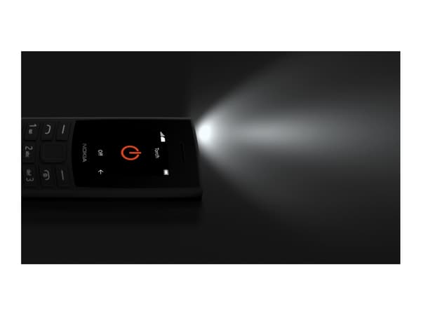 Nokia 105 4G (2023) - 4G funksjonstelefon - dobbelt-SIM - microSD slot - LCD-display - koksgrå