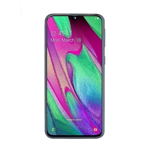 Begagnad Samsung Galaxy A40 64GB i Bra Skick – Svart