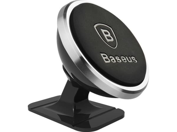 Baseus SUCX140012, Mobiltelefon / smartphone, Active-hållare, Bil/inomhus, Svart, Silver