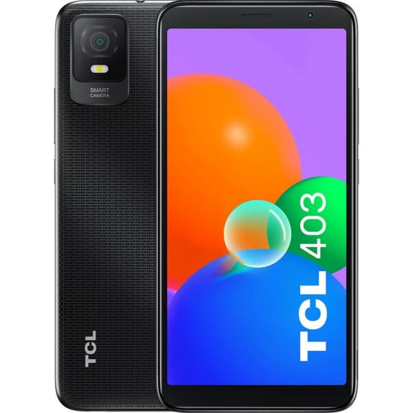 TCL 403 (2023) 6" mobiltelefon 2GB/32GB Black Svart