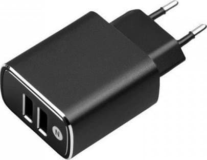 Vega lader NETTVERKSLADER 18W 3A SVART FASTON HURLAD HURTIG 3000mA ALUMINIUM>
