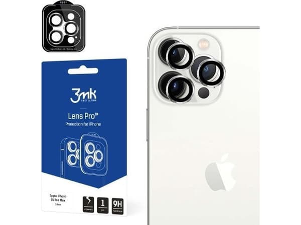 3MK Lens Protection Pro Silver, iPhone 15, 1 styck