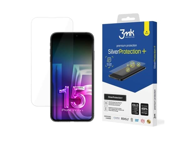 3MK SilverProtection+, iPhone 15 Pro, 1 styck