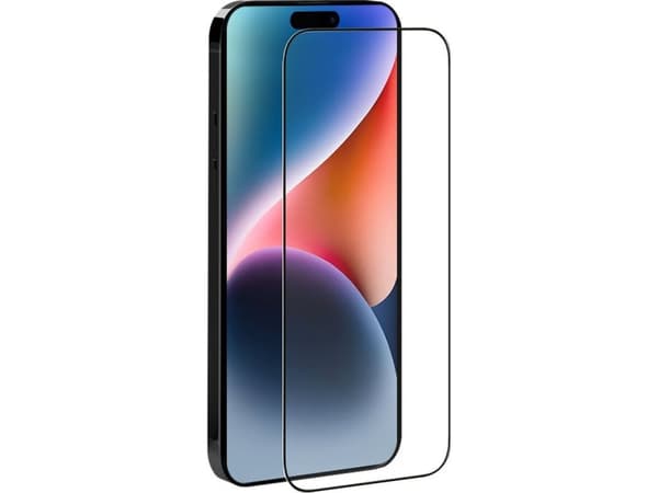 EIGER Mountain Glass Clear Edge, Apple, iPhone 15 Plus, Pudotuksenkestävä, Pölynkestävä, Iskunkestävä, Naarmuuntumisenkestävä, Läpinäkyvä, 1 kpl
