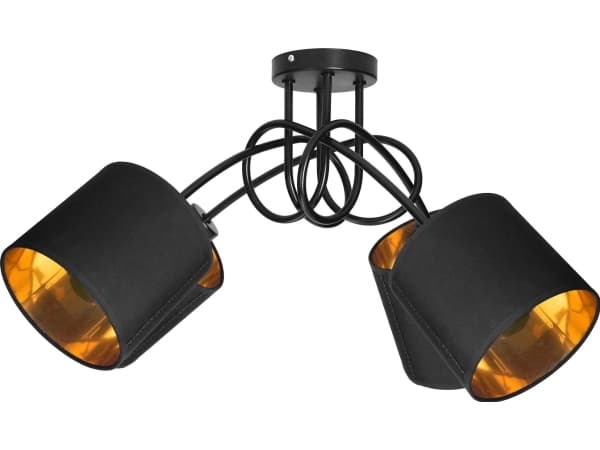 Orno VIGO taklampe, hengende lampe, maks effekt. 4x60W, E27, svart