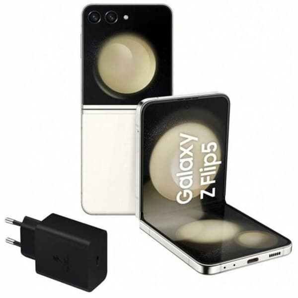Smartphone Samsung Galaxy Z Flip5 Flødefarvet 512 GB Octa Core 8 GB RAM Cremefarvet