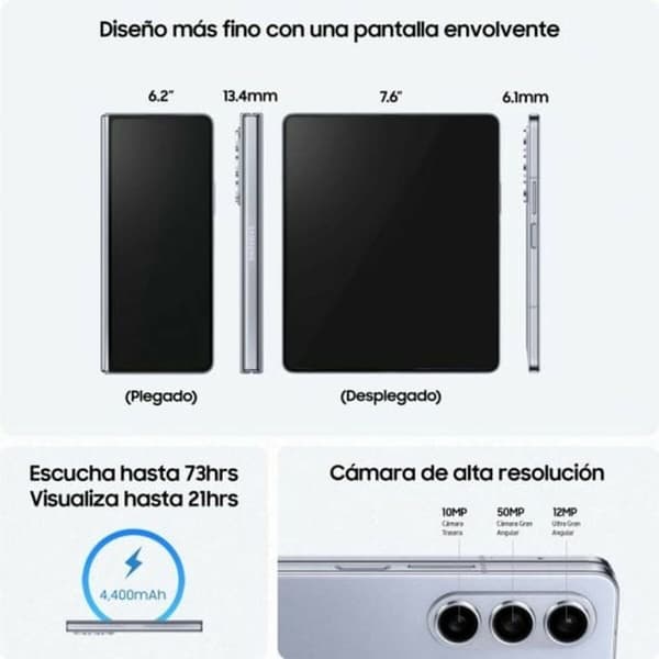 Smarttelefoner Samsung Galaxy Z Fold5 Krem 256 GB Octa Core 12 GB RAM 7,6"