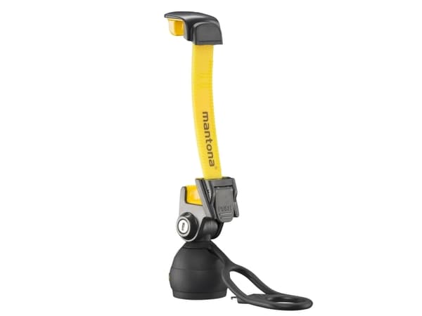 Mantona 21236, Mobiltelefon / smartphone, Active-hållare, Svart, Gul