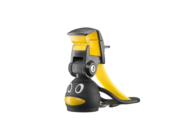 Mantona 21236, Mobiltelefon / smartphone, Active-hållare, Svart, Gul
