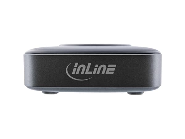 InLine 31517K, Innendørs, AC, 20 V, Trådløs lading, 1,8 m, Sort