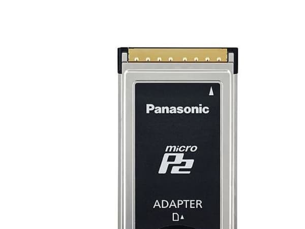 Panasonic AJ-P2AD1G, Flash-kortadapter, MicroSD, SD, 1 stykker, Sort, Sølv