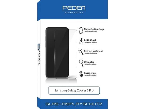 PEDEA 11170193, Samsung, Galaxy Xcover6 Pro, Reptålig, Stöttålig, Transparent, 1 styck