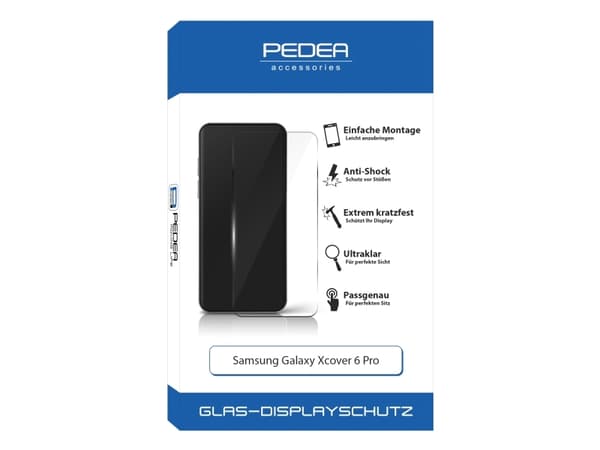 PEDEA 11170193, Samsung, Galaxy Xcover6 Pro, Reptålig, Stöttålig, Transparent, 1 styck