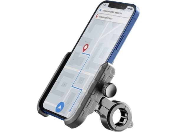 Cellularline 8018080414268, Mobiltelefon/smarttelefon, Passiv holder, Sykkel, Motorsykkel, Sort